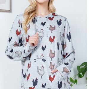 NWT LA Soul hoodie with chickens